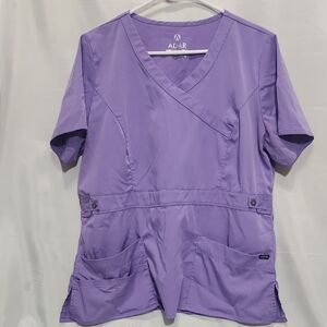 Ada Women's Purple V-Neck Blouse
